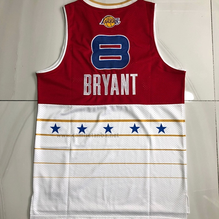 Camiseta All Star 2006 Kobe Bryant #8 Rojo Blanco